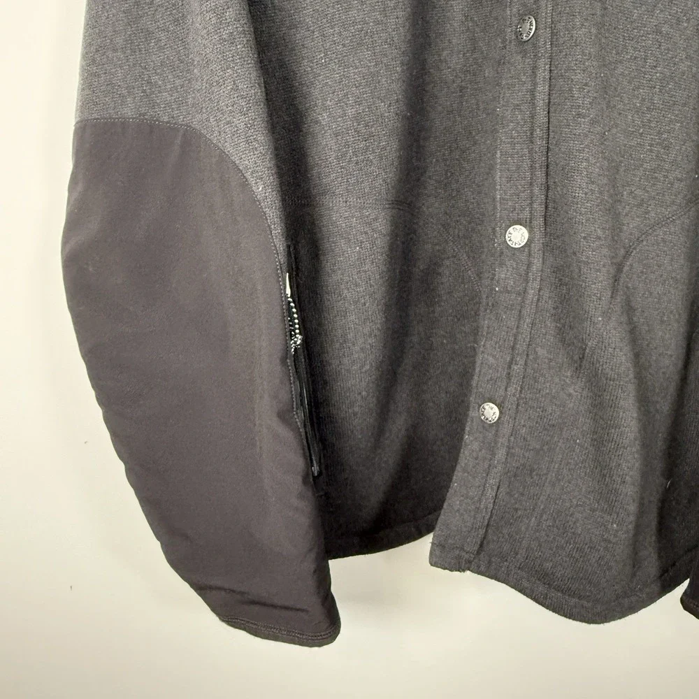 The North Face Men's Gordon Lyons‎ Shacket Black Full Button Warm Large